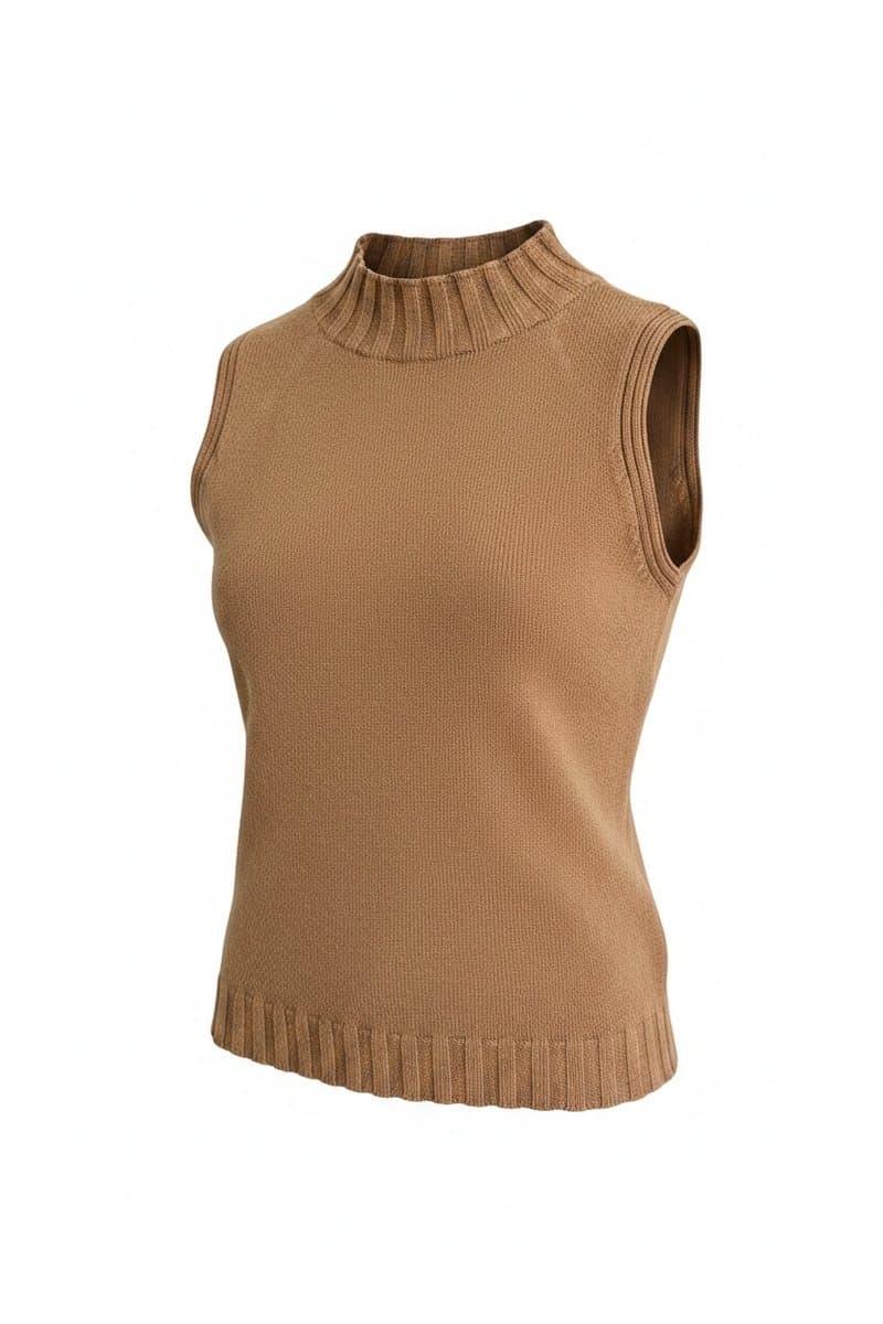 Regata Tricot Nude, Nude, tamanho UN