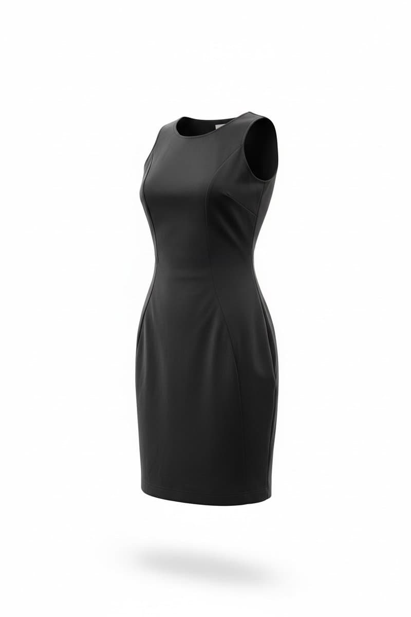 Vestido Preto Básico Nakepe, Preto, tamanho P