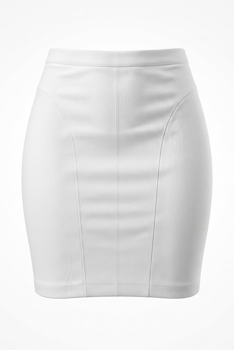 Saia Branca Carina Duek 46, Carina Duek, Branco, tamanho 46