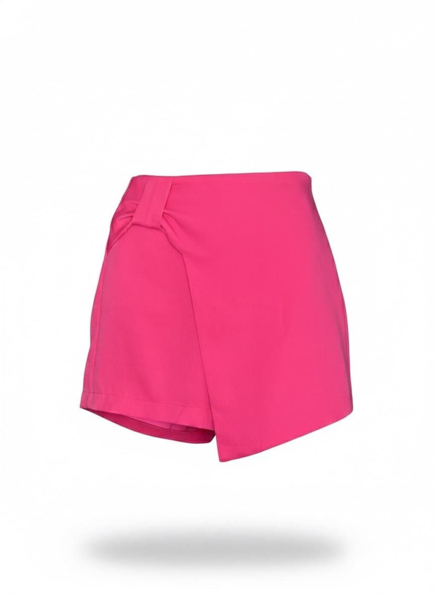 Saia Shorts Pink M, Rosa-chiclete, tamanho M