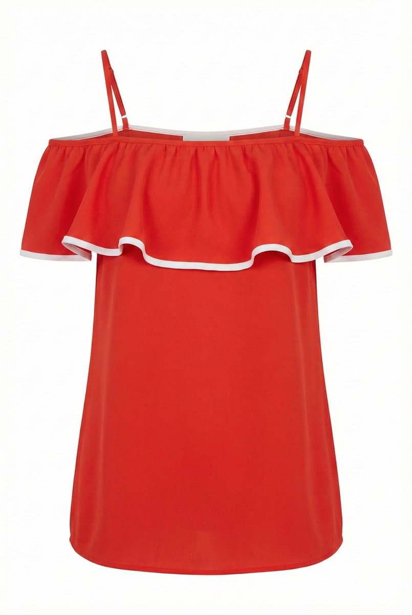 Blusa Vermelha/Off Shop 505 40, Vermelho, tamanho 40