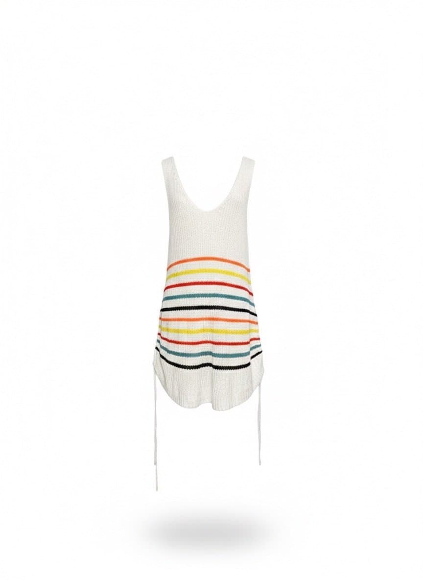 Saída Tricot Off/Colorido Shein, Shein, Branco, tamanho Não informado
