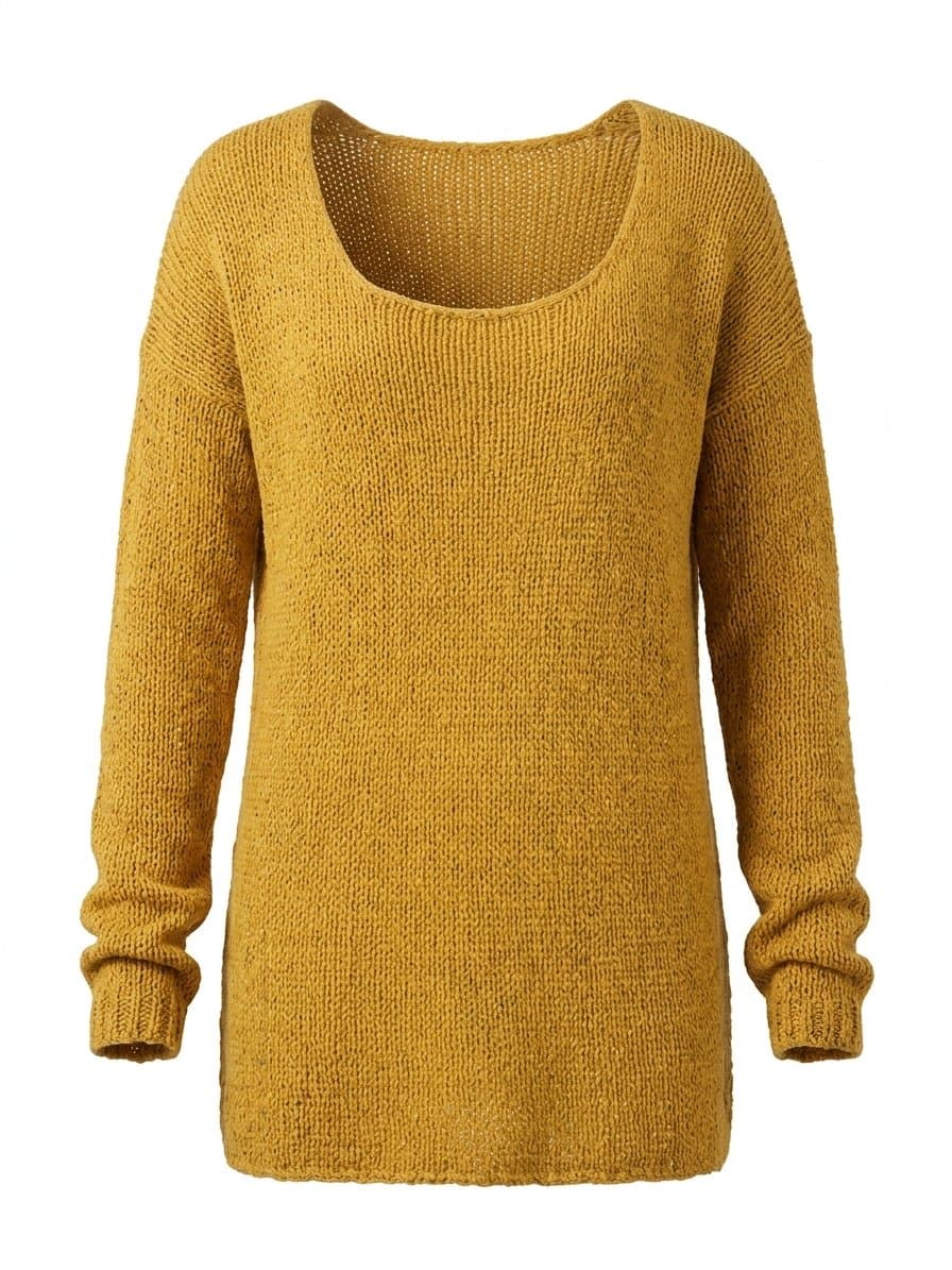 Tricot Fita Mostarda Farm M, Farm, Ocre, tamanho M