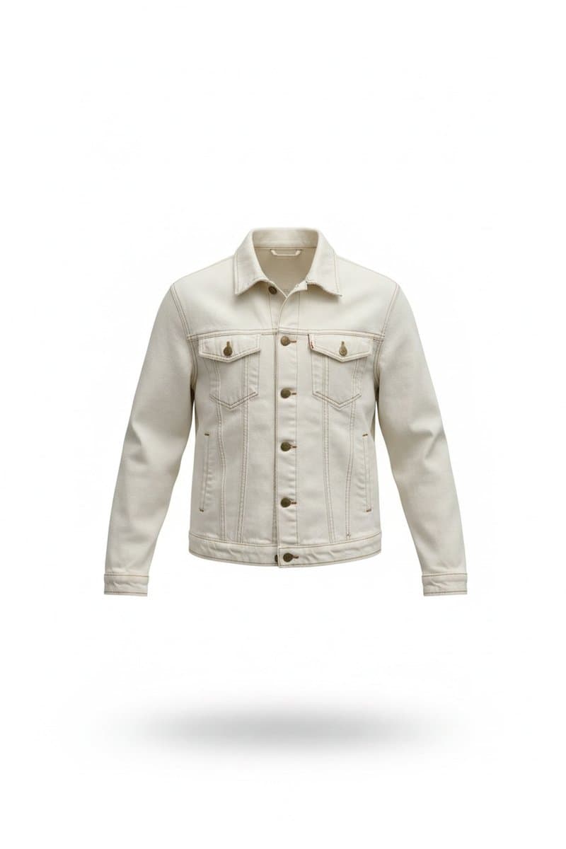 Jaqueta Jeans Off Pegmento, Branco, tamanho M
