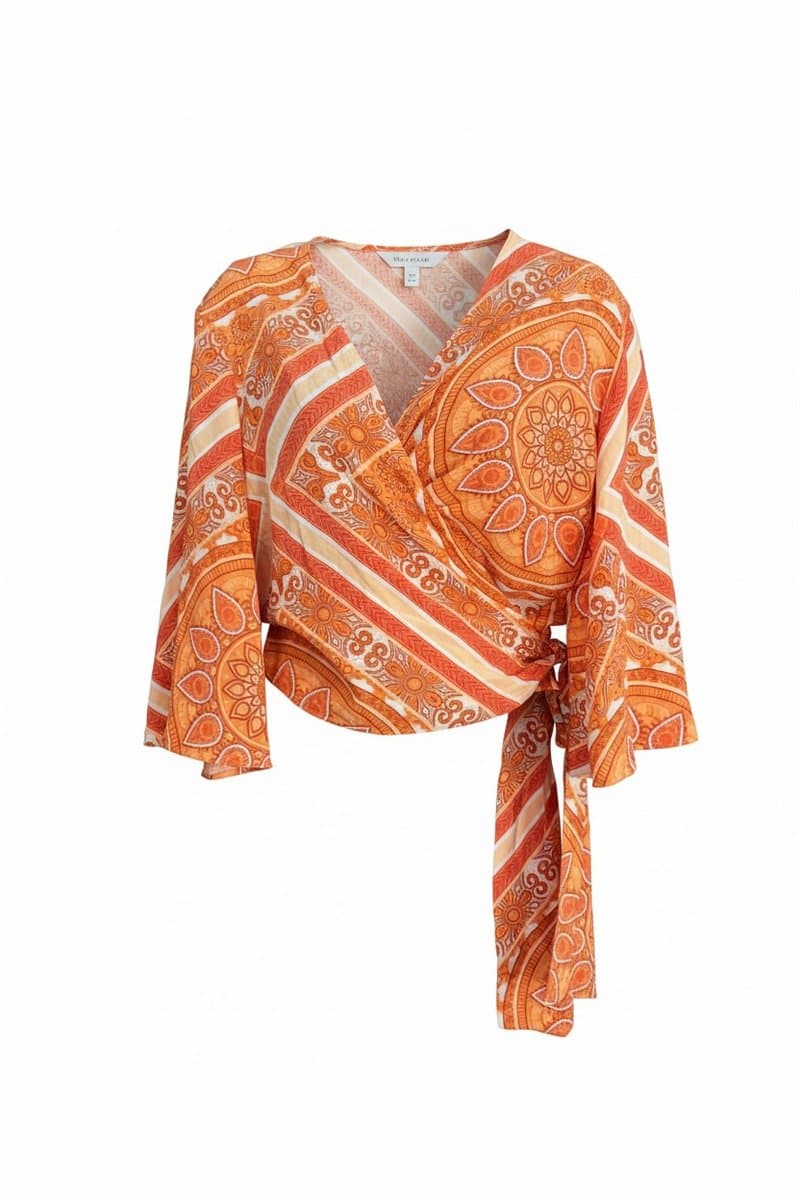 Cropped Estampa Coral Lez A Lez M, Lez a Lez, Coral, tamanho M