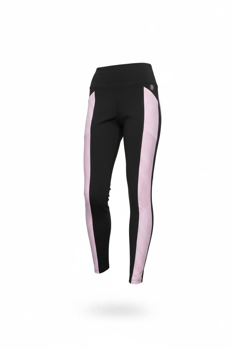 Legging Preta e Lavanda P, Preto, tamanho P